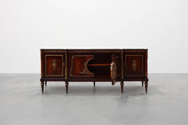 Buffet en acajou de style Louis XVI de haute qualité du XXe siècle par EP Ehalt