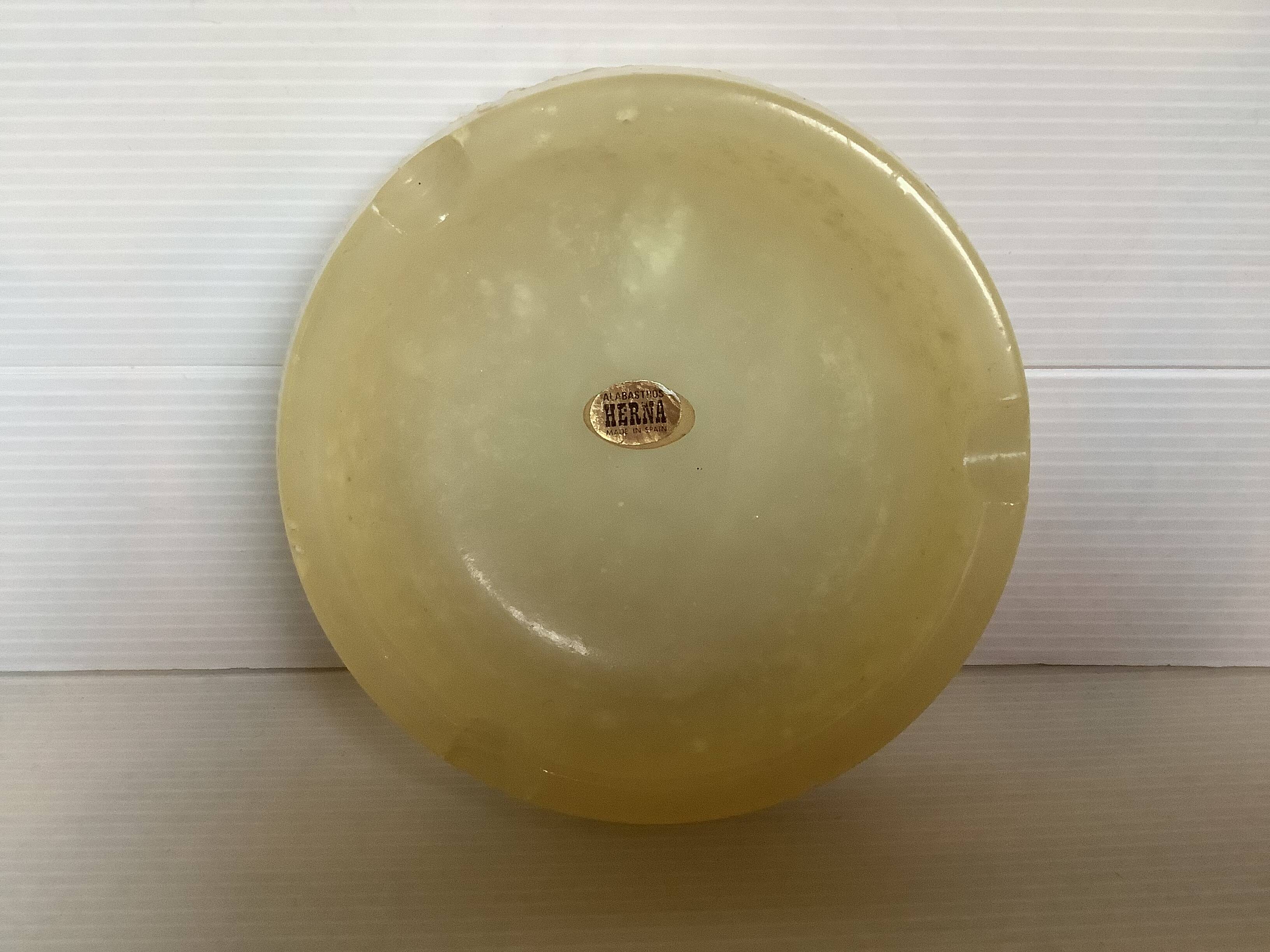 Ashtray bowl alabaster