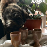 Stoneware stemware