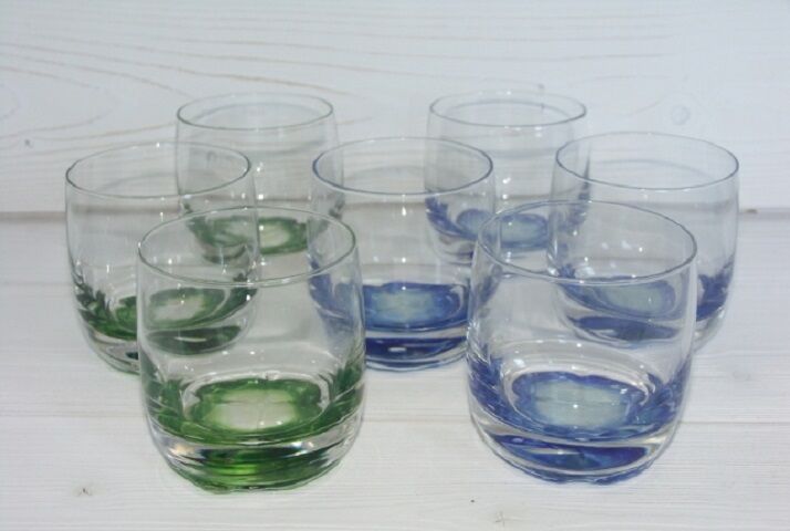 Lot of 7 vintage Luminarc glasses