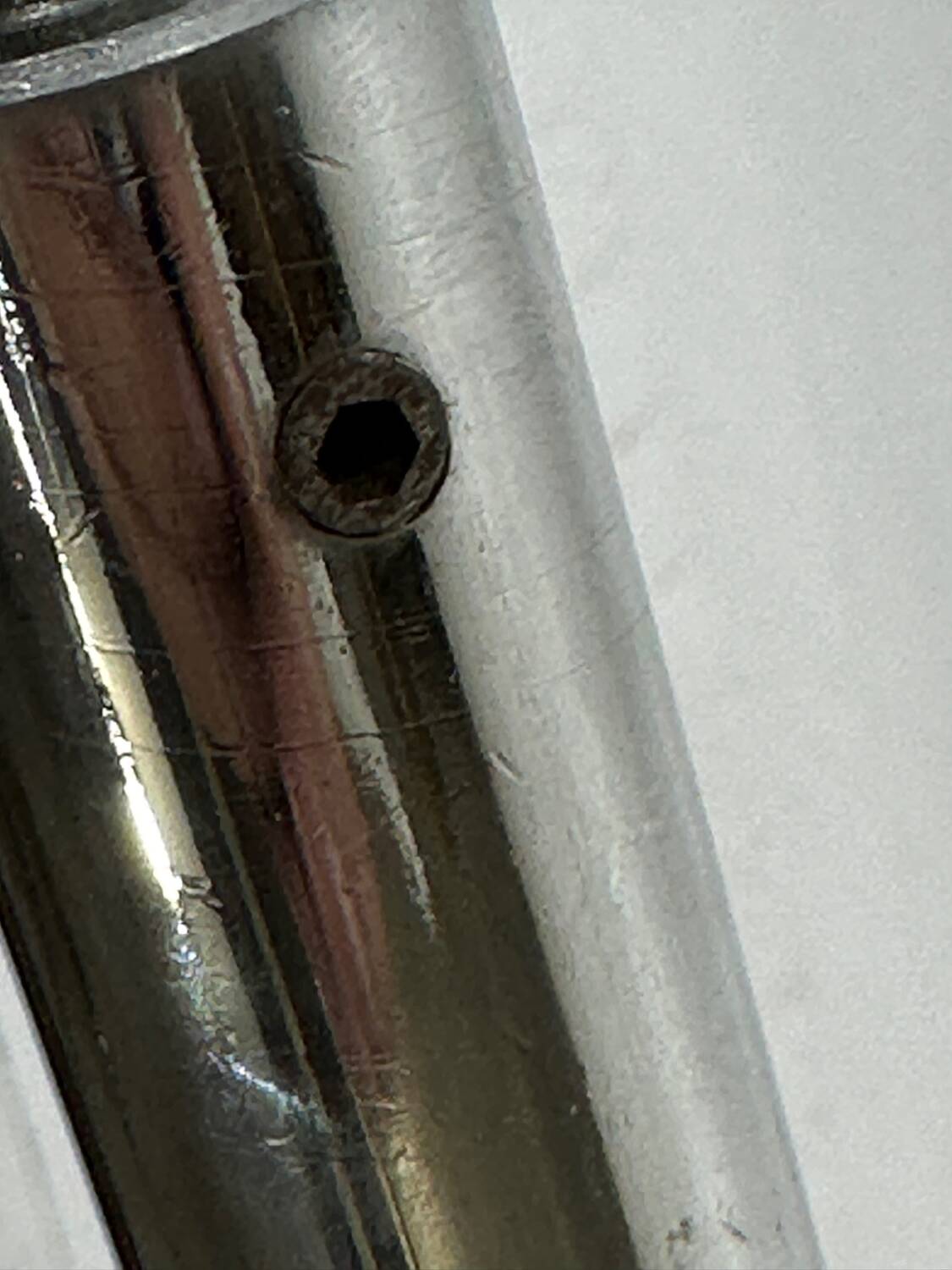 Aluminum floor lamp from the 60s