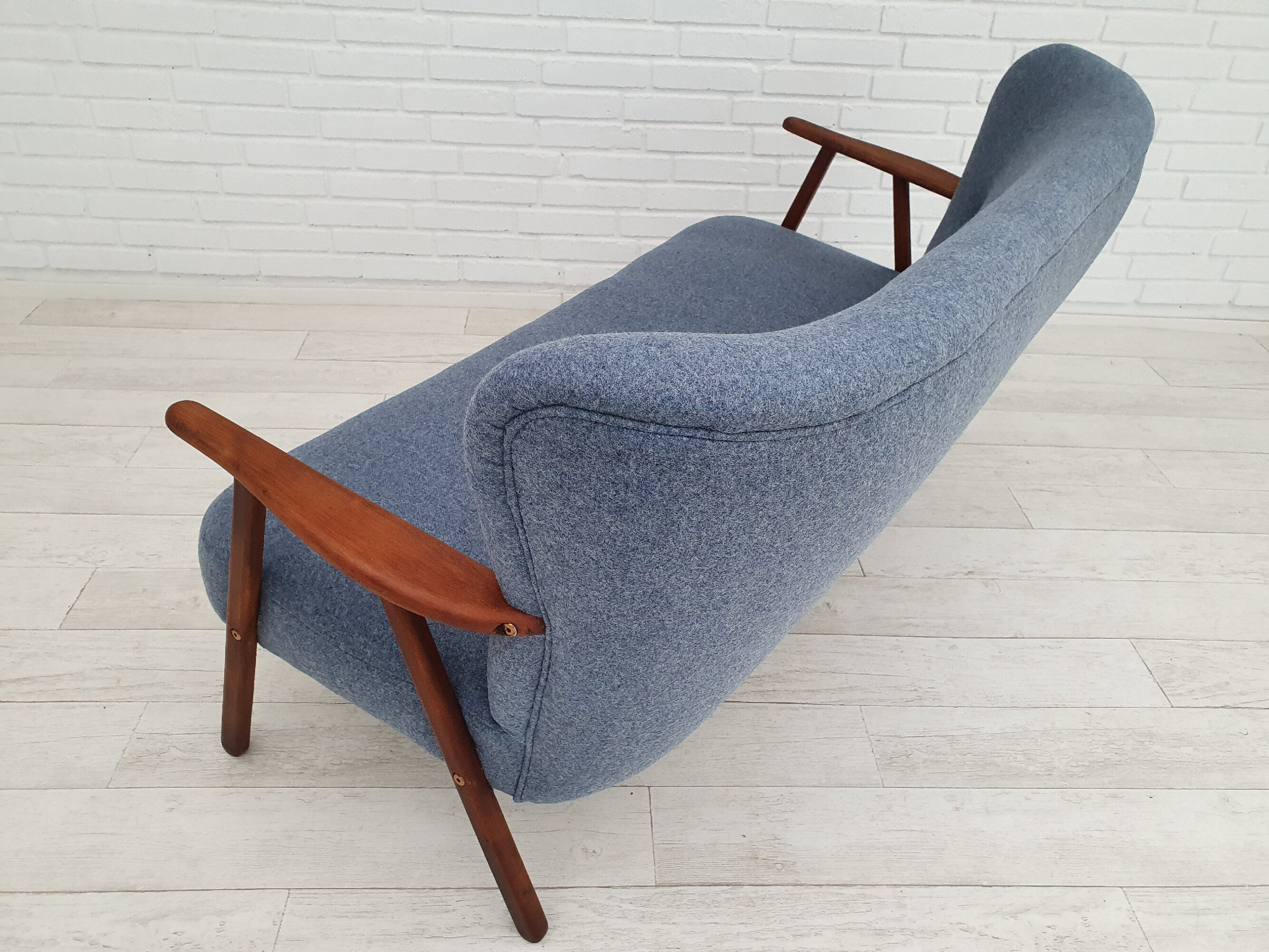 Danish sofa by Erhardsen & Andersen, completely renovated - reupholstered, 70s