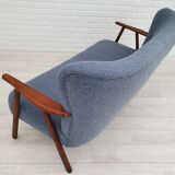 Danish sofa by Erhardsen & Andersen, completely renovated - reupholstered, 70s