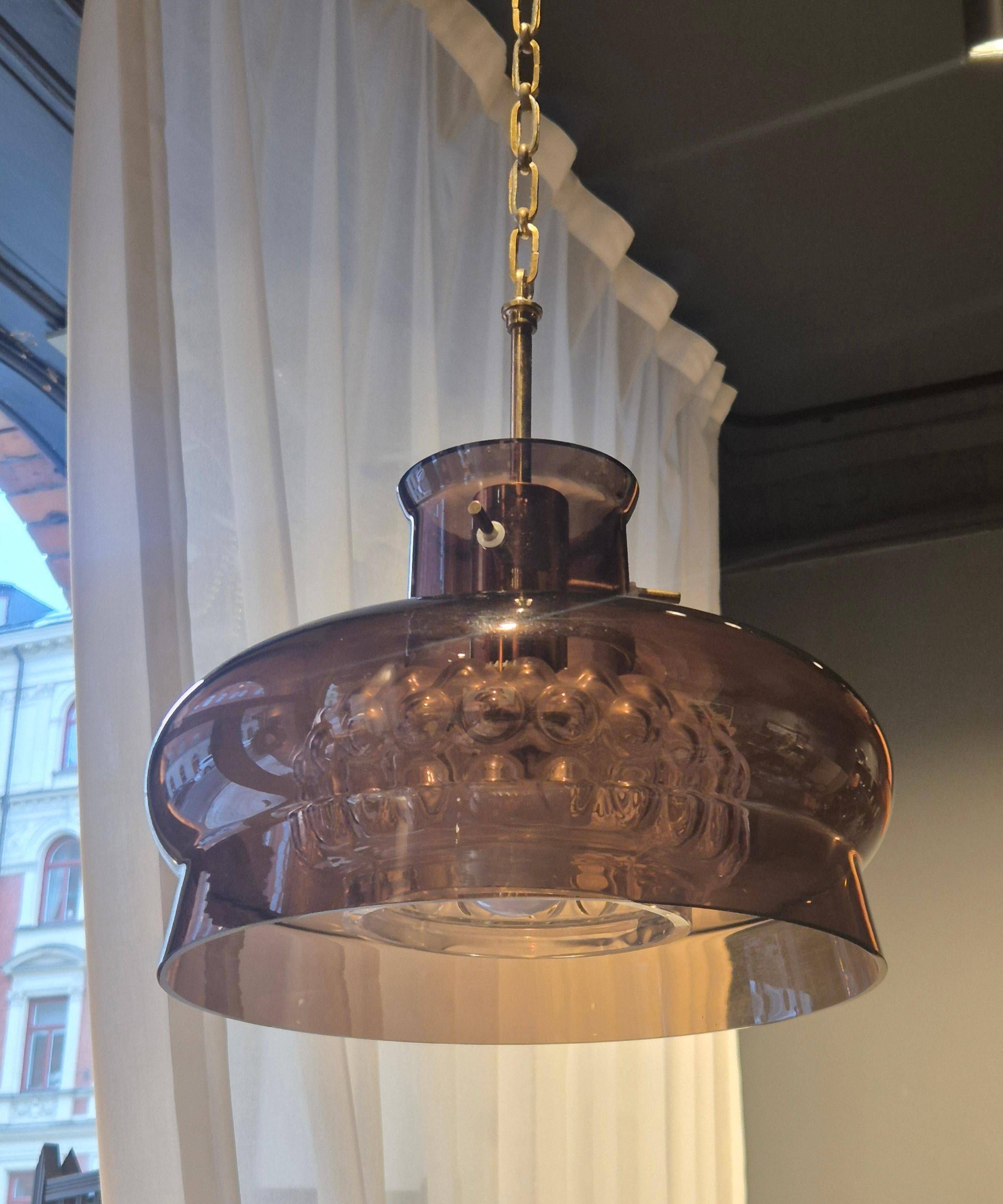 The Modern Scandinavian Classic, Glass Suspension by Carl Fagerlund for Orrefors, 1970