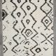7x10 Neutral White Modern Super Soft Moroccan Rug, 216x294Cm