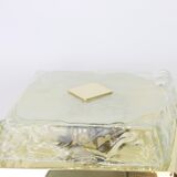 Square ceiling light Kalmar in organic Murano glass, Austria, 1960s.