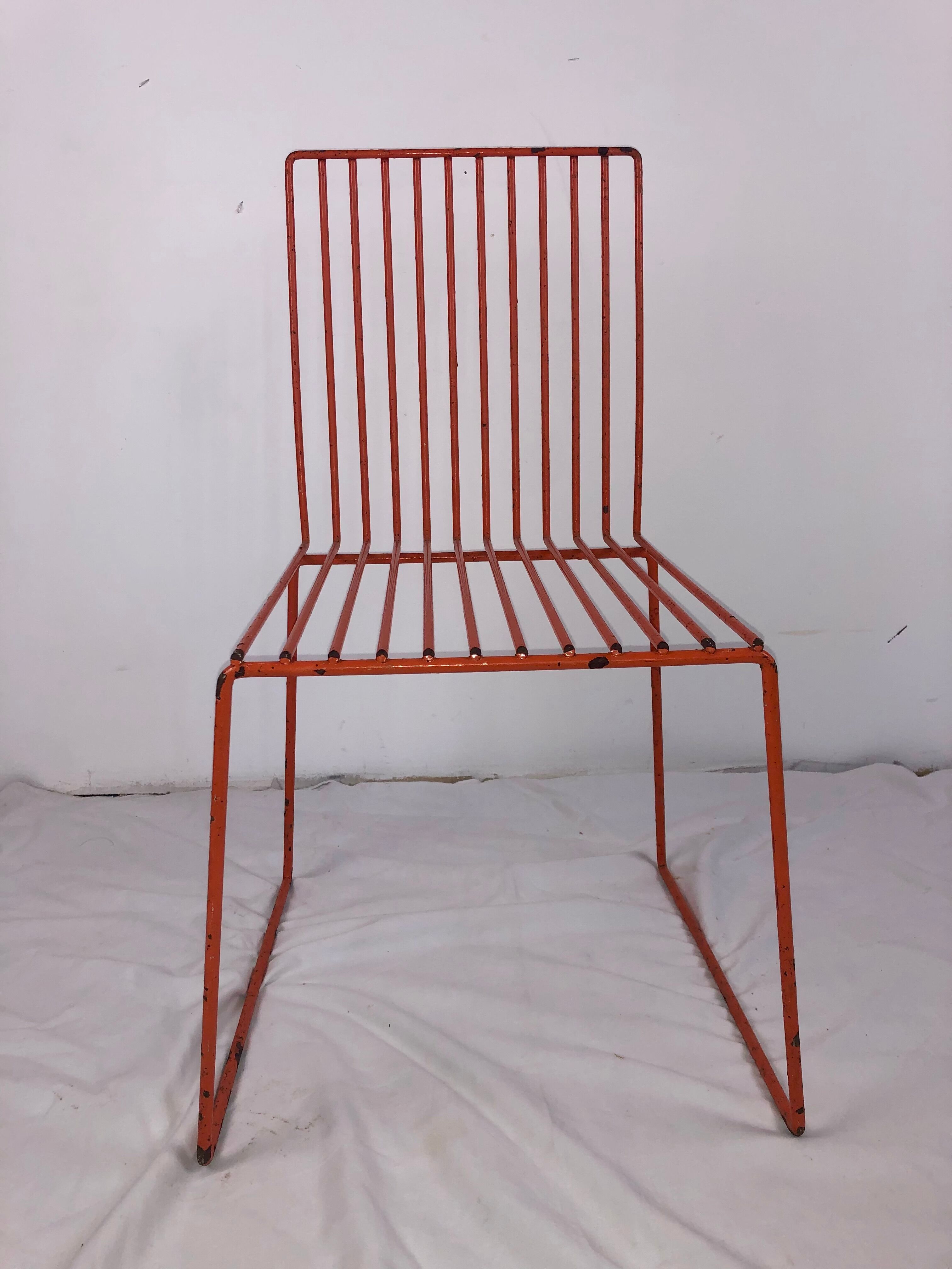 “Wire” chair for children by François ARNAL for Atelier A - 1971