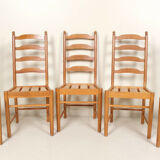 5 vintage Ercol chairs dining table