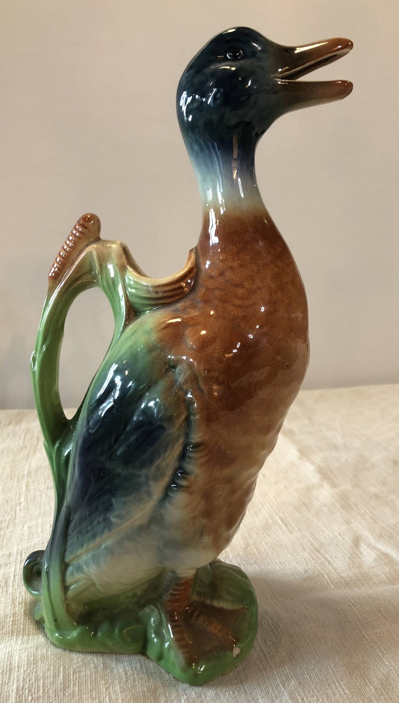 Old Duck Barbotine - Pitcher or Vase