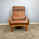 Lounge chair by Grete Jalk for Glostrup, teak and leather, 1960s