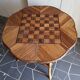 Chessboard rattan coffee table