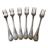 6 fourchettes à gâteau Christofle modele Malmaison
