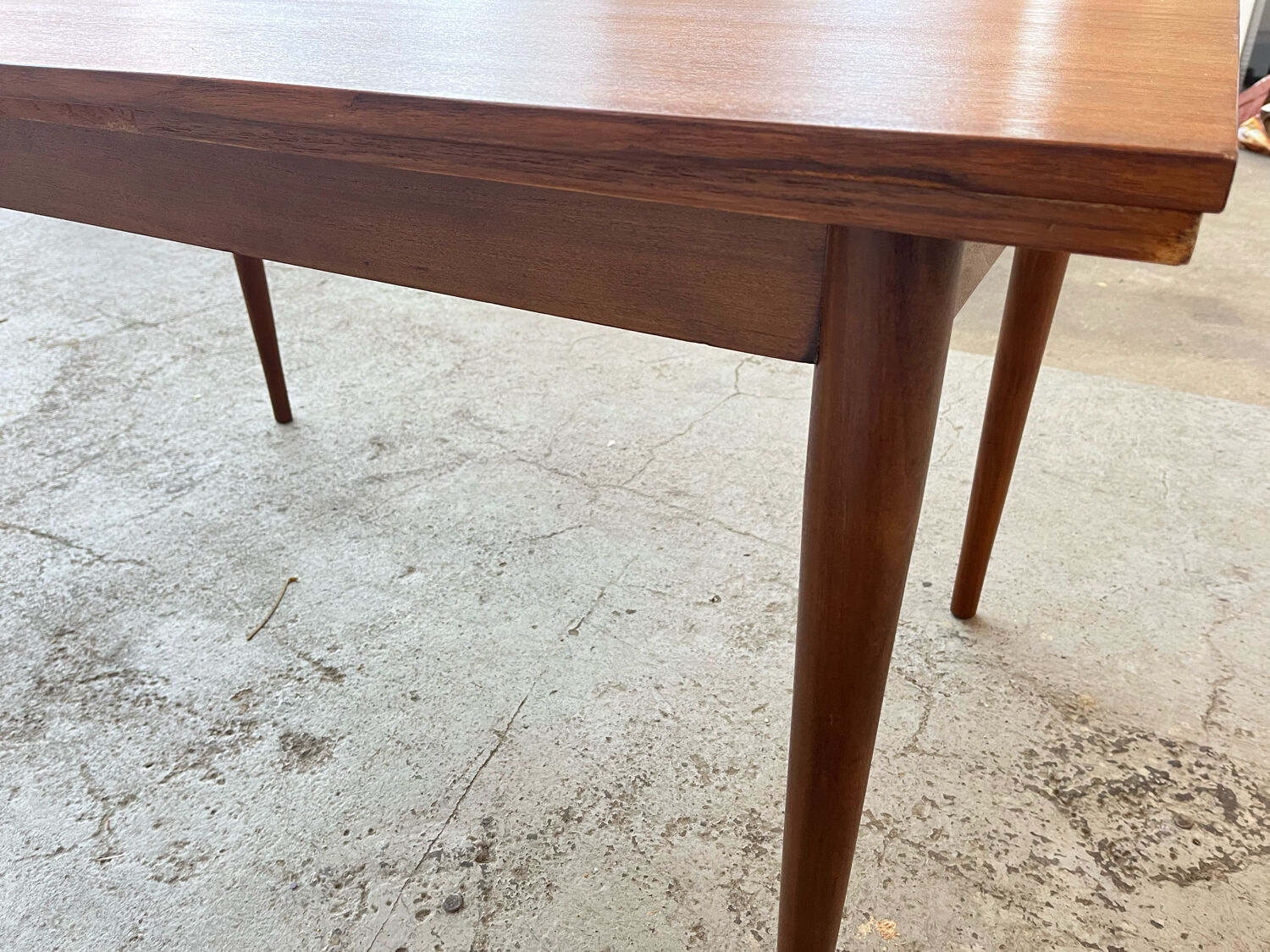 Table en teck avec rallonges