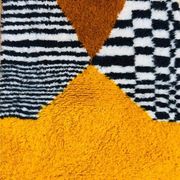 Tapis berbere marocain tissé main taille 75 x 300 cm