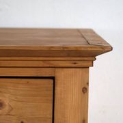Antique solid pine chest of drawers – European rustic chest of drawers – circa 1900