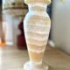 Vintage alabaster vase