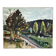 Path under the pines, oil painting on canvas