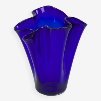 Facoletto vase in murano glass, 1950 vintage