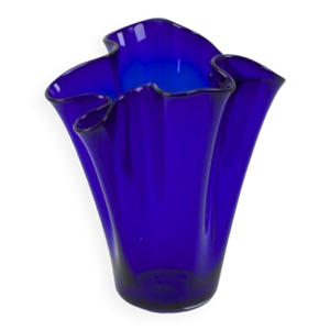 Vase facoletto en verre murano,