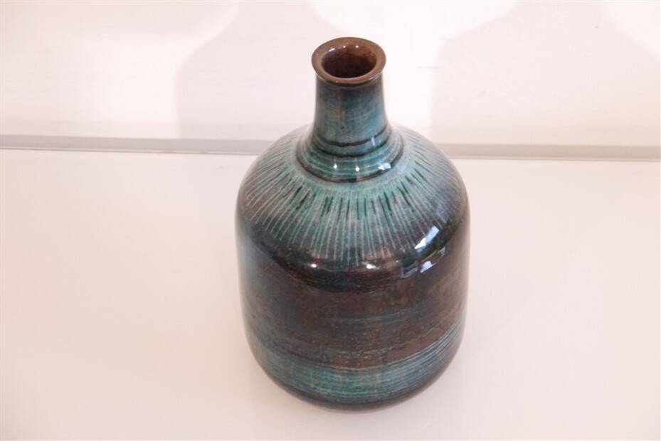 Glazed ceramic vase by Daniel Chaponet