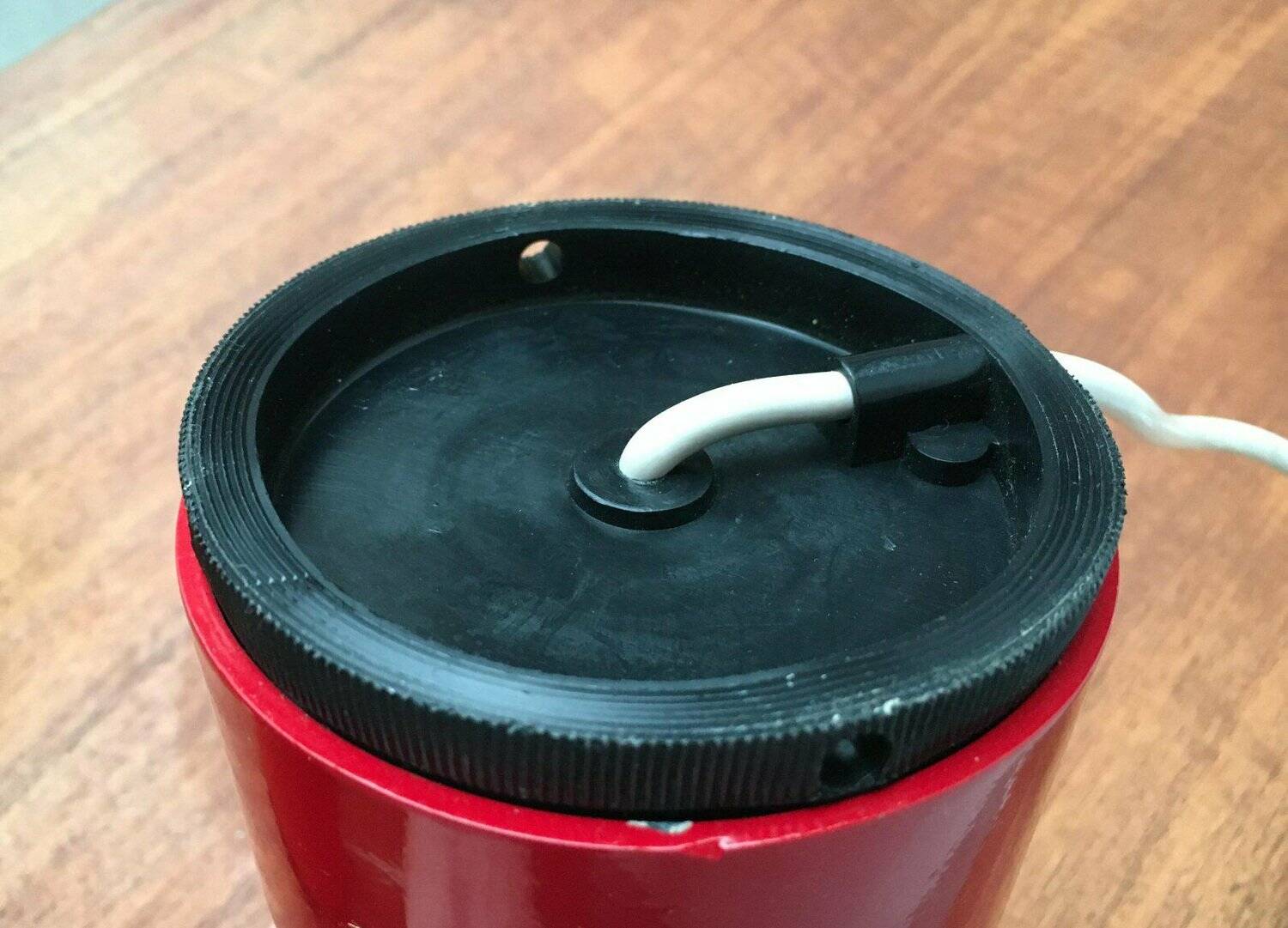 Vintage Space Age Table Lamp Model Selene / Interplay 1 Eclipse by Lightolier and Abm/Bilumen, Milan, Italy