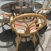 Rattan lounge set