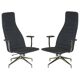 Pair of Cappellini Lotus lounge chairs by Jasper Morrison
