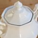 Vintage sugar bowl Johnson Brothers Pearl pattern porcelain