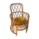 Armchair in vintage rattan