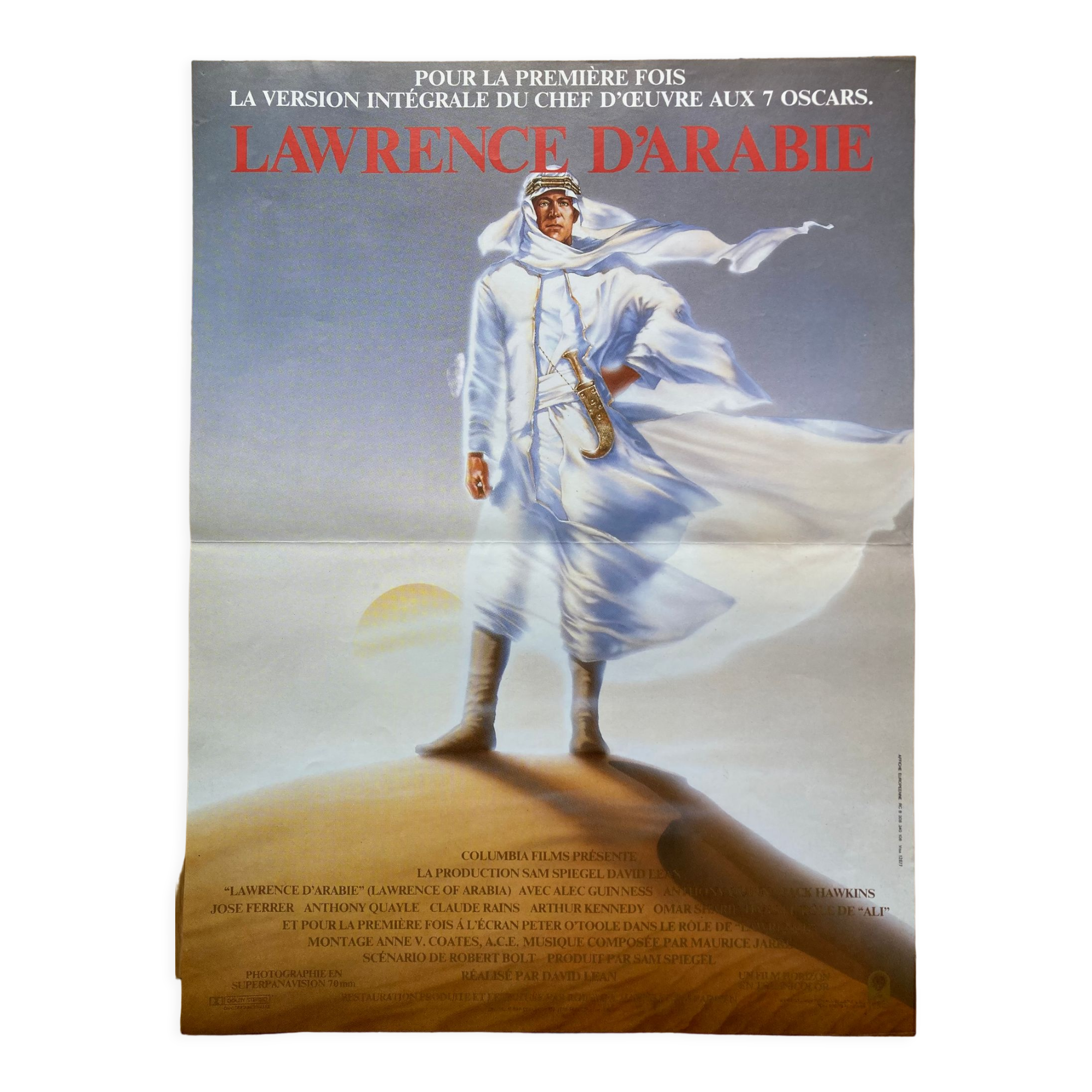 Original movie poster "Lawrence of Arabia" David Lean