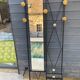 Wall-mounted coat rack mirror entrance 182x64cm vintage 1950s