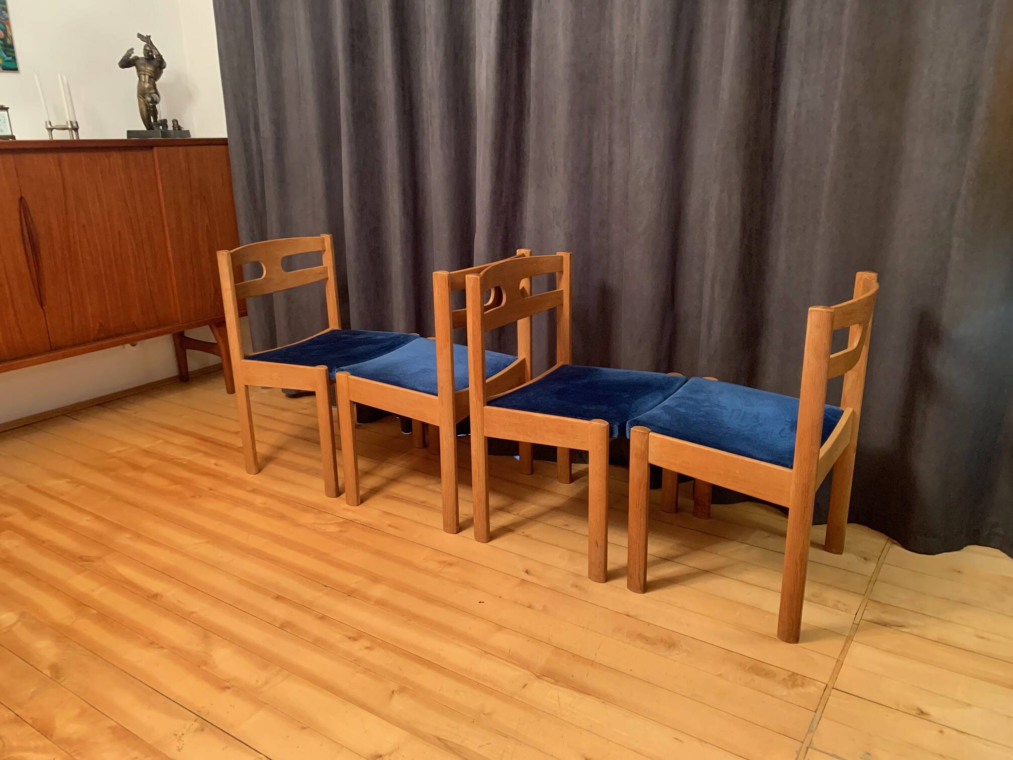 Set of four Asko Export chairs, Finland, 1960s