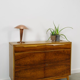 Vintage dark wood sideboard with drawers