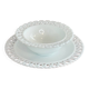 Opal heart bowl and dish