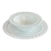 Opal heart bowl and dish