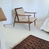 Scandinavian style armchair in solid wood – 1950s/60s