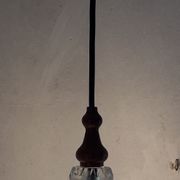 Suspension en verre années 70
