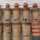 Jeu de 9 quilles marins en bois
