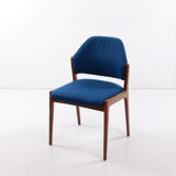 Vintage set of 4 dining table chairs designed by Hartmut Lohmeyer for Wilkhahn, 1970