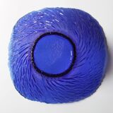 Bol en verre cobalt bleu du milieu du siècle : design finlandais 'Metsä', années 1970