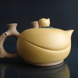 Former Yixing Chinese Yixing teapot fishing form China early 20th mark