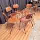 Set of six KN-38 chairs designed by Karl Nothhelfer for VS Möbel, Germany,