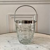 70s crystal ice bucket