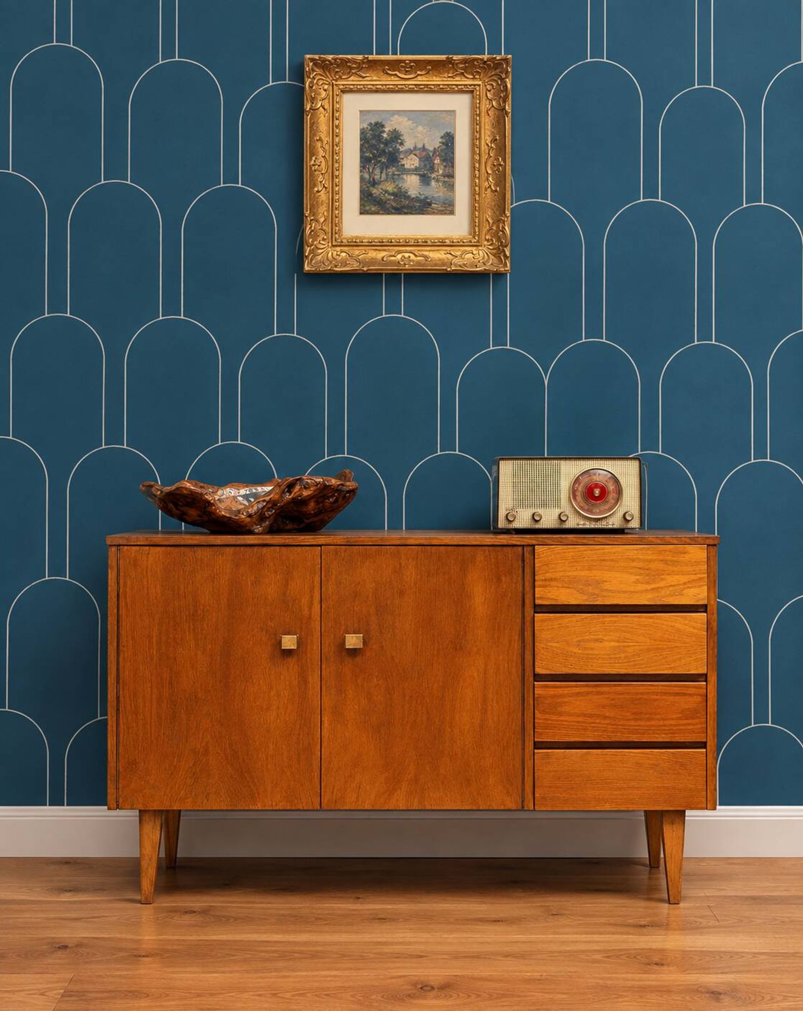 ✨ VINTAGE WOODEN ENFILADE – ELEGANT & FULL OF CHARM ✨