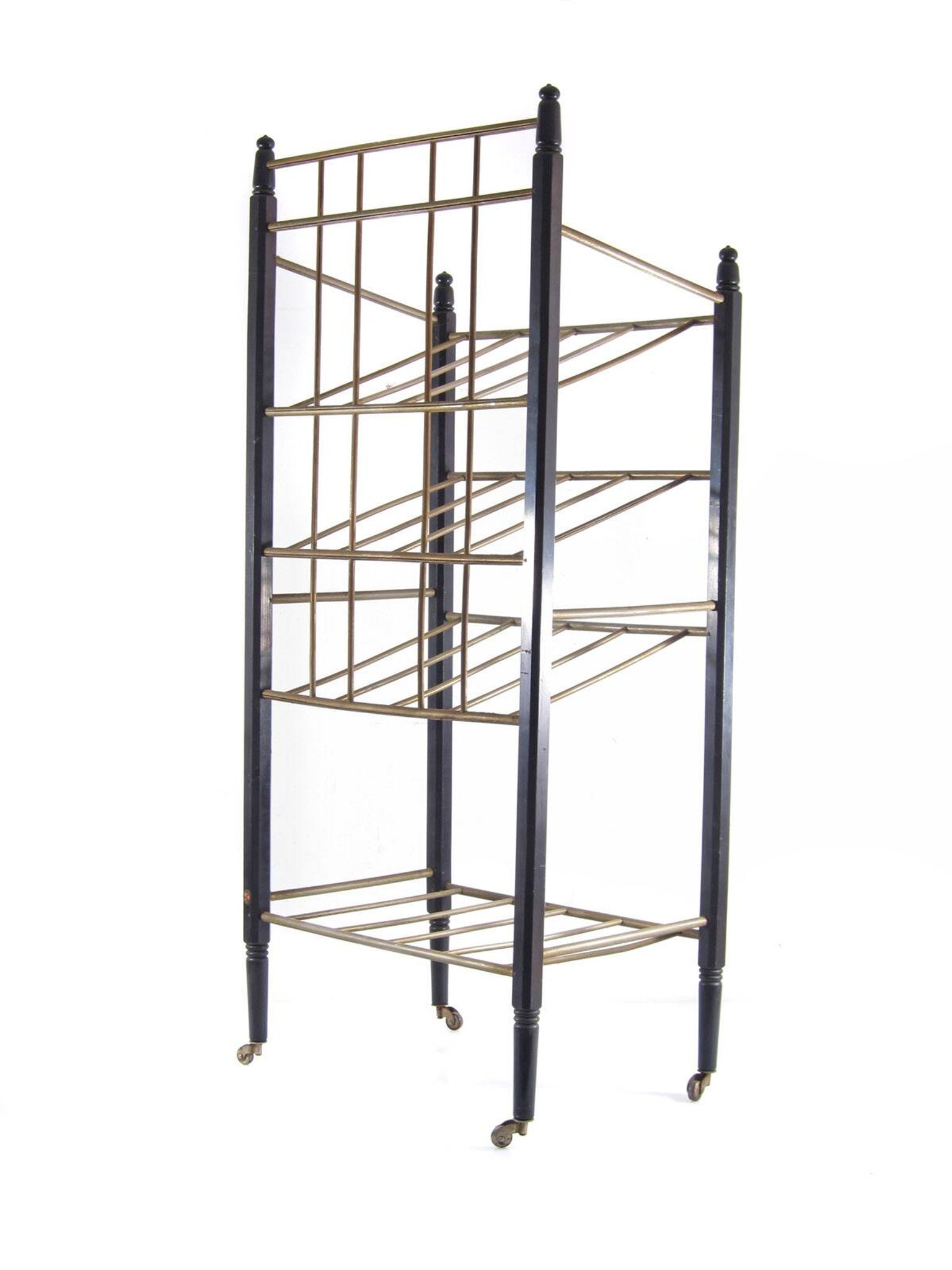 Vintage magazine rack by Ernst Rockhausen, Art Nouveau/Jugendstil from the 1920s.