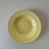Yellow soup plate