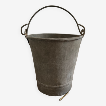 Old metal bucket