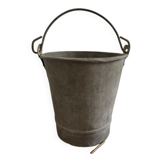 Old metal bucket
