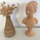 Bust plaster Louise Brongniart after Houdon