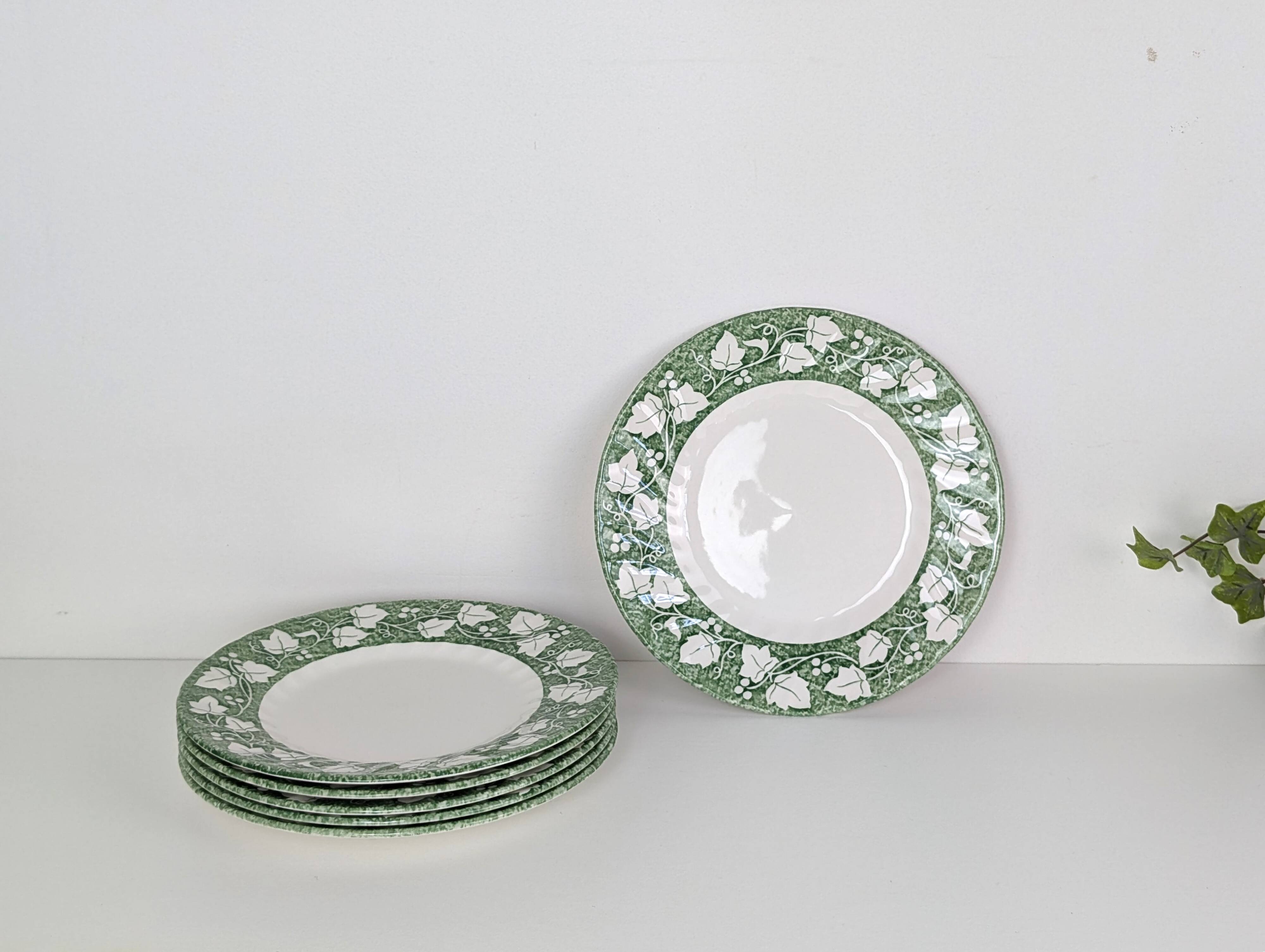 6 Churchill English dessert plates